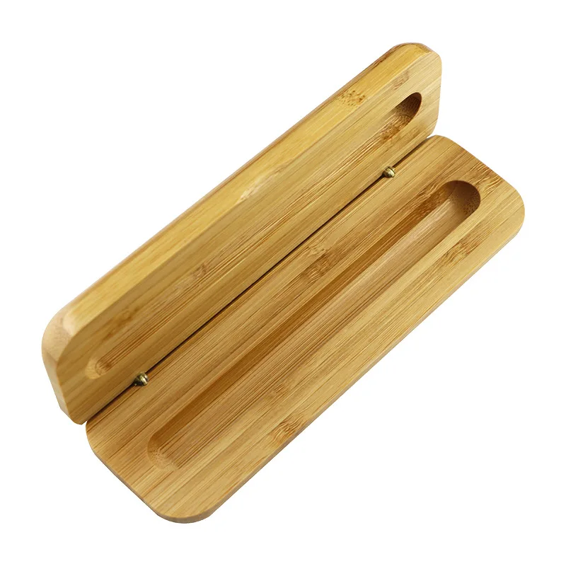 Customization Engraved Packing Gift Box Logo Bamboo Pen Case Wooden Pen Box Fountain Pen Box