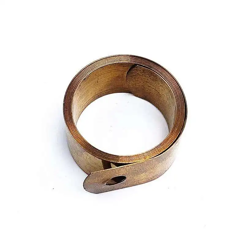 Sandingsheng customized high quality brass flat coil spiral constant force power spring