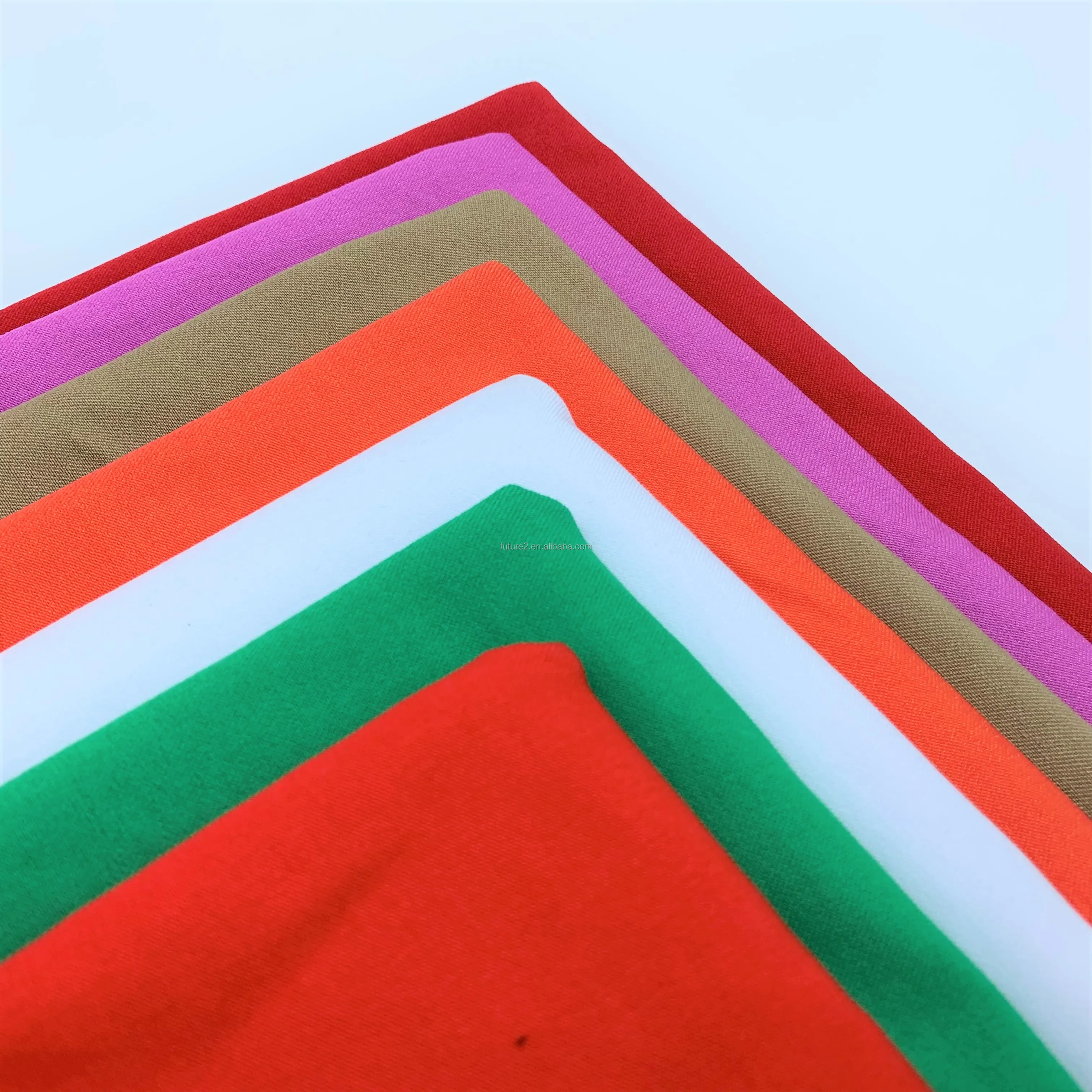 GF high Stretch Bengaline fabric for Pants textile raw material 4 Way Stretch 76% rayon 19% nylon 5%spandex 250gsm fabric