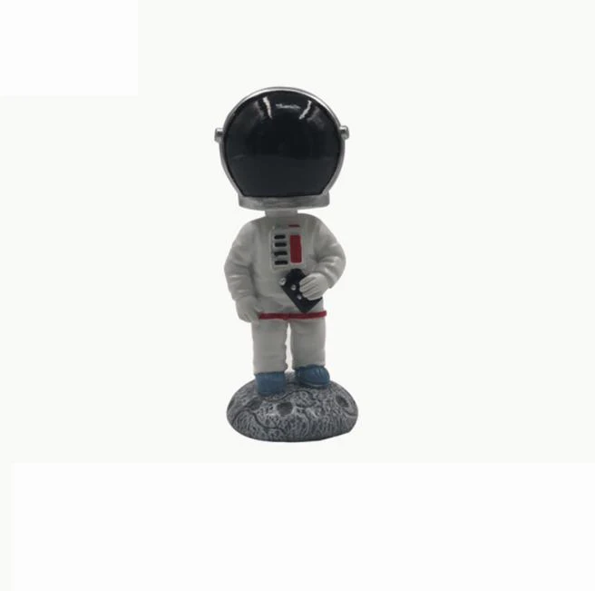 Custom Resin Bobble Head Astronaut Toy Car Bobblehead Doll Decoration