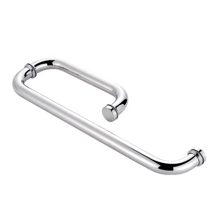 Shower Handle Room Glass Door Single Sided Push Handle Towel Bar Room Glass Door Back To Back Towel Bar Pull Handle