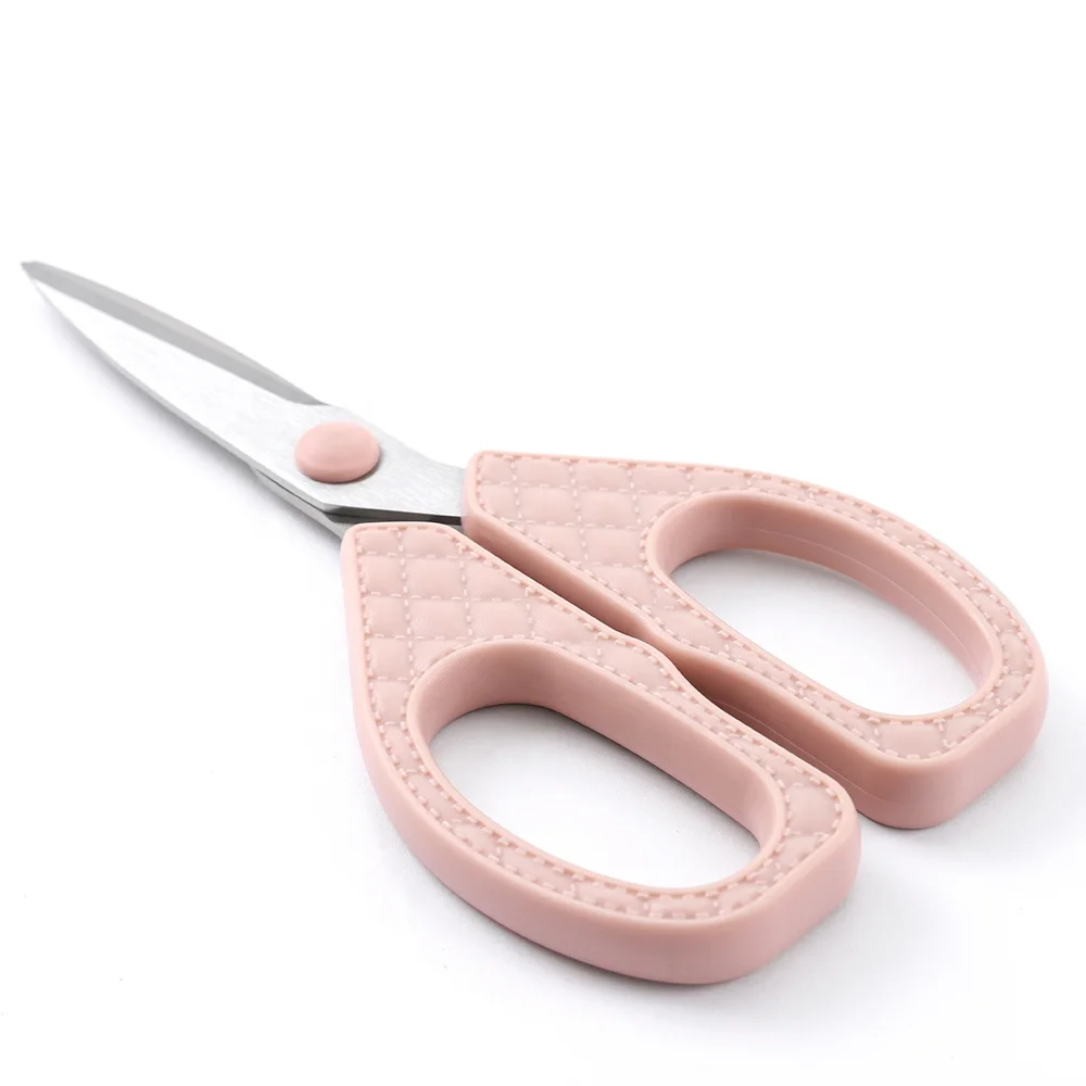 Factory Wholesale School Student Paper Scissors Sewing Fabric Kids Paper Shears Stainless Steel Household Children Scissors