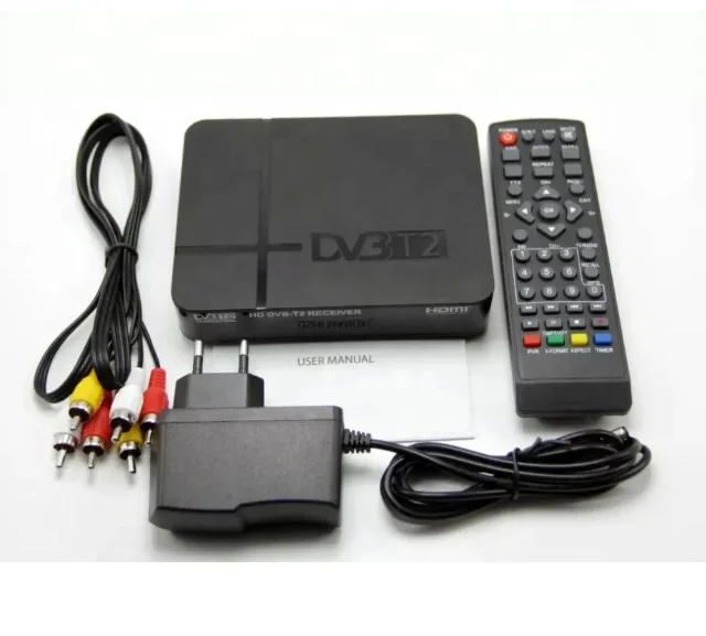 High Definition DVB-T2 STB Set-Top Box Digital Terrestrial Receiver for TV HD DVB