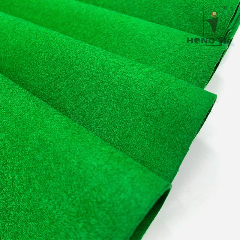 Durable 100% wool snooker pool table cloth, billiard cloth