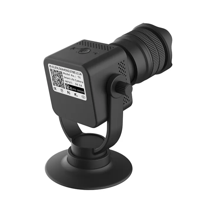 T6 mini wireless motion detection 12 zoom lens HD720p hidden T6 mini wifi camera