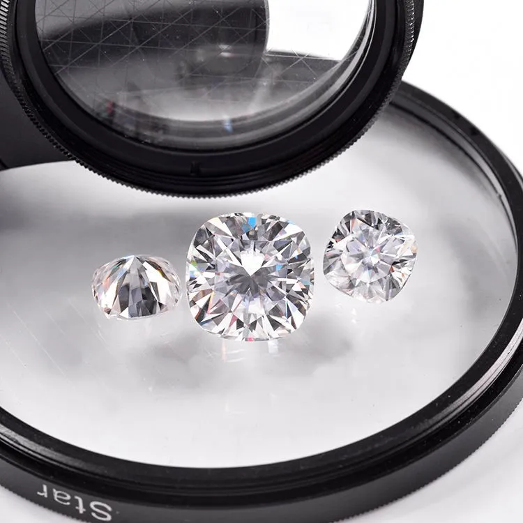 7Carat China Manufacturer High Quality Jewelry Moissanite  Moissanite White D Color Cushion Cut Loose Moissanite Stone
