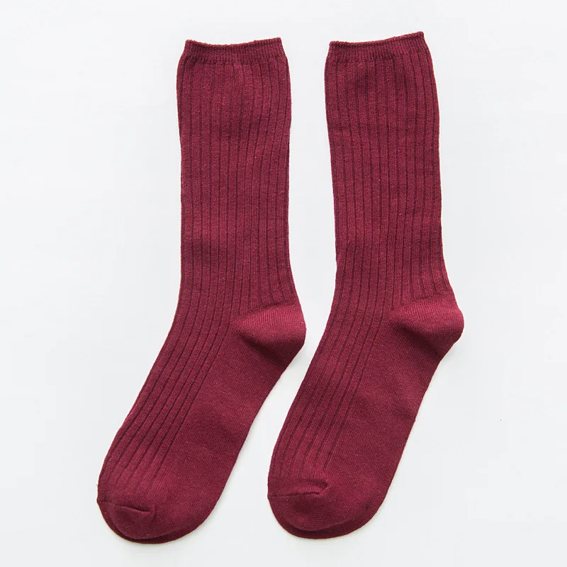 
Pure color fashion all-match Japanese and Korean retro fashion socks 