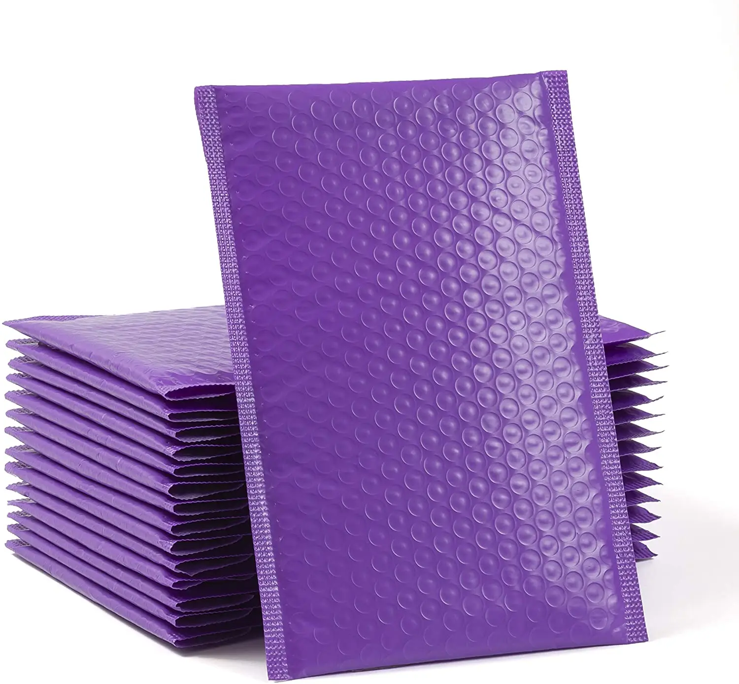 self adhesive purple poly bubble mailer envelope padded courier shipping post bag for transport