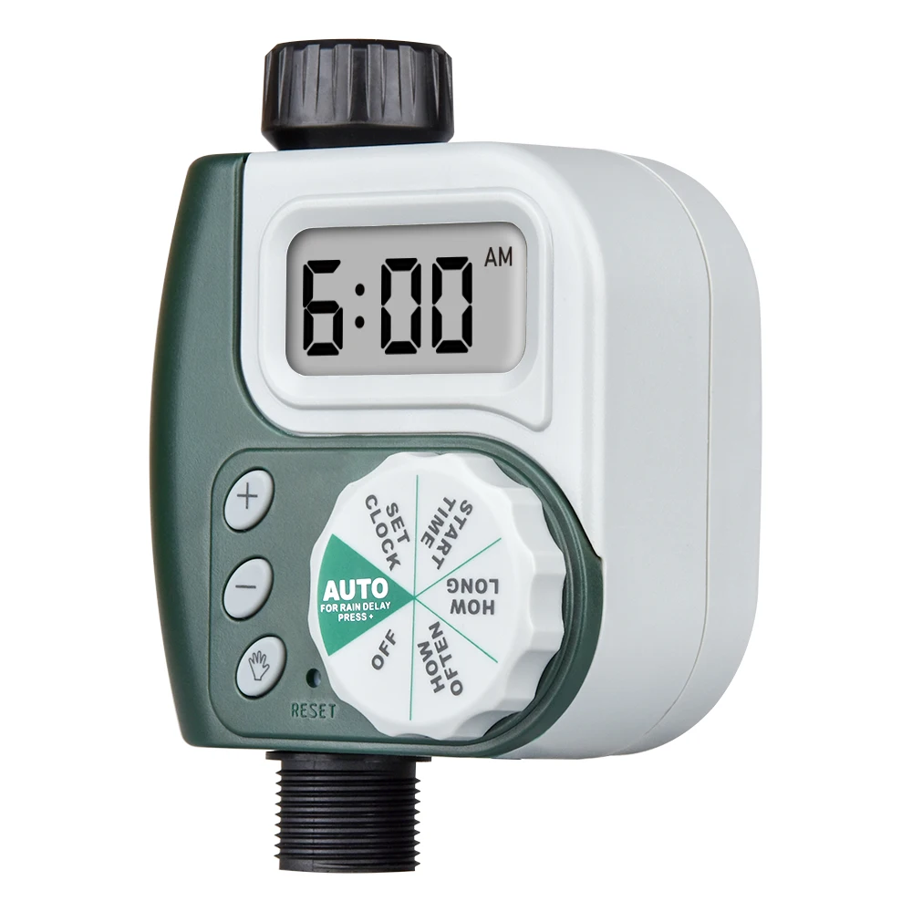 NBBX Automatic Digital Water Timer Hose Timer Controller for Garden Irrigation with LCD IP 65
