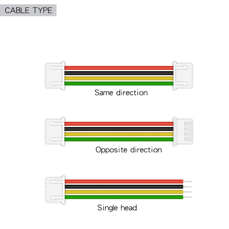 cantell 1.25mm Pitch 2/3/4/5/6/7/8/9/10/11/12 Pin to open cable 20cm