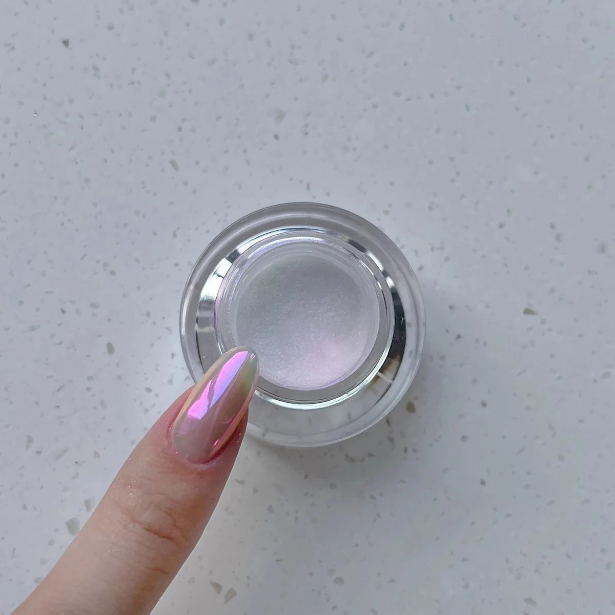 2024 Moonlight Mirror Nails Powder Metallic Silver Effect Chrome Powder Manicure Decoration Magic Mirror Manicure Powder