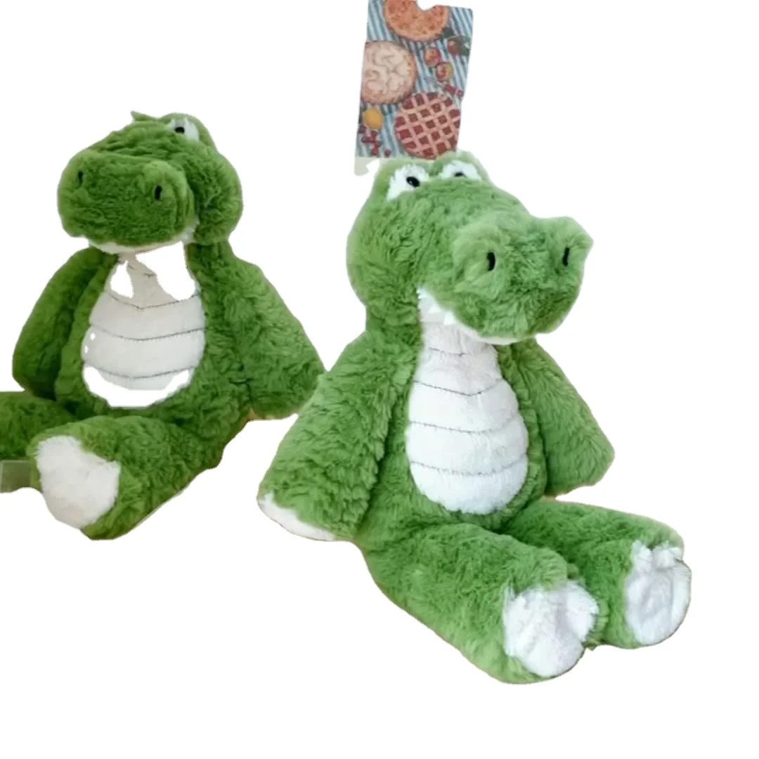 super soft green alligator cartoon toys custom plush doll crocodile stuffed toy Sleeping pillow