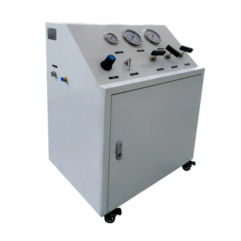 Chlorine Freon Propane Xenon Krypton Hydrogen Nitrous Oxide Ammonia Fluorine Carbon Monoxide Pressurization Filling Equipment