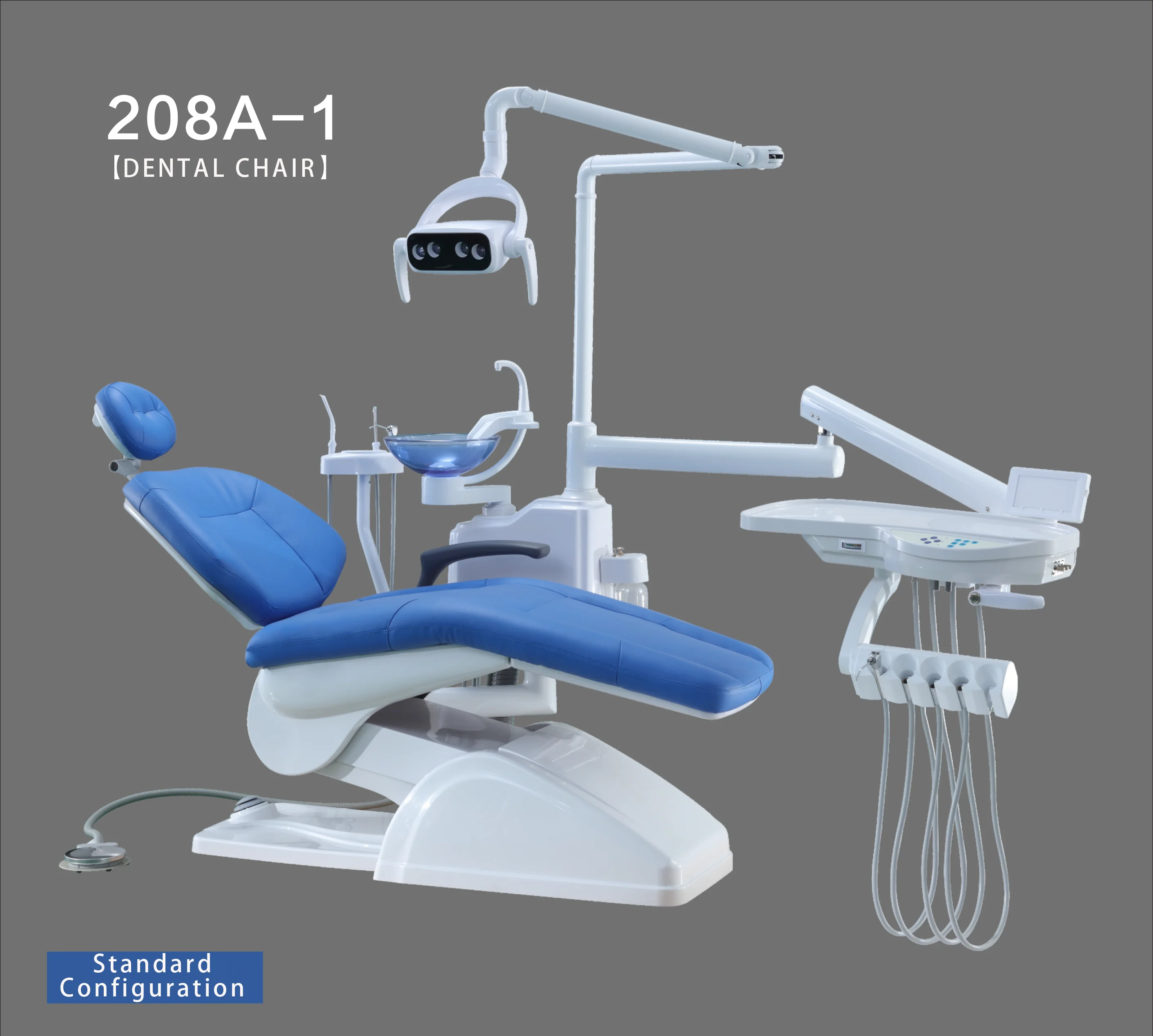 Dentist Lab Dental Chairs LED Compressor Unit for Clinic Teeth Hospital Equipment Electric Power Source Made Plastic Metal Steel