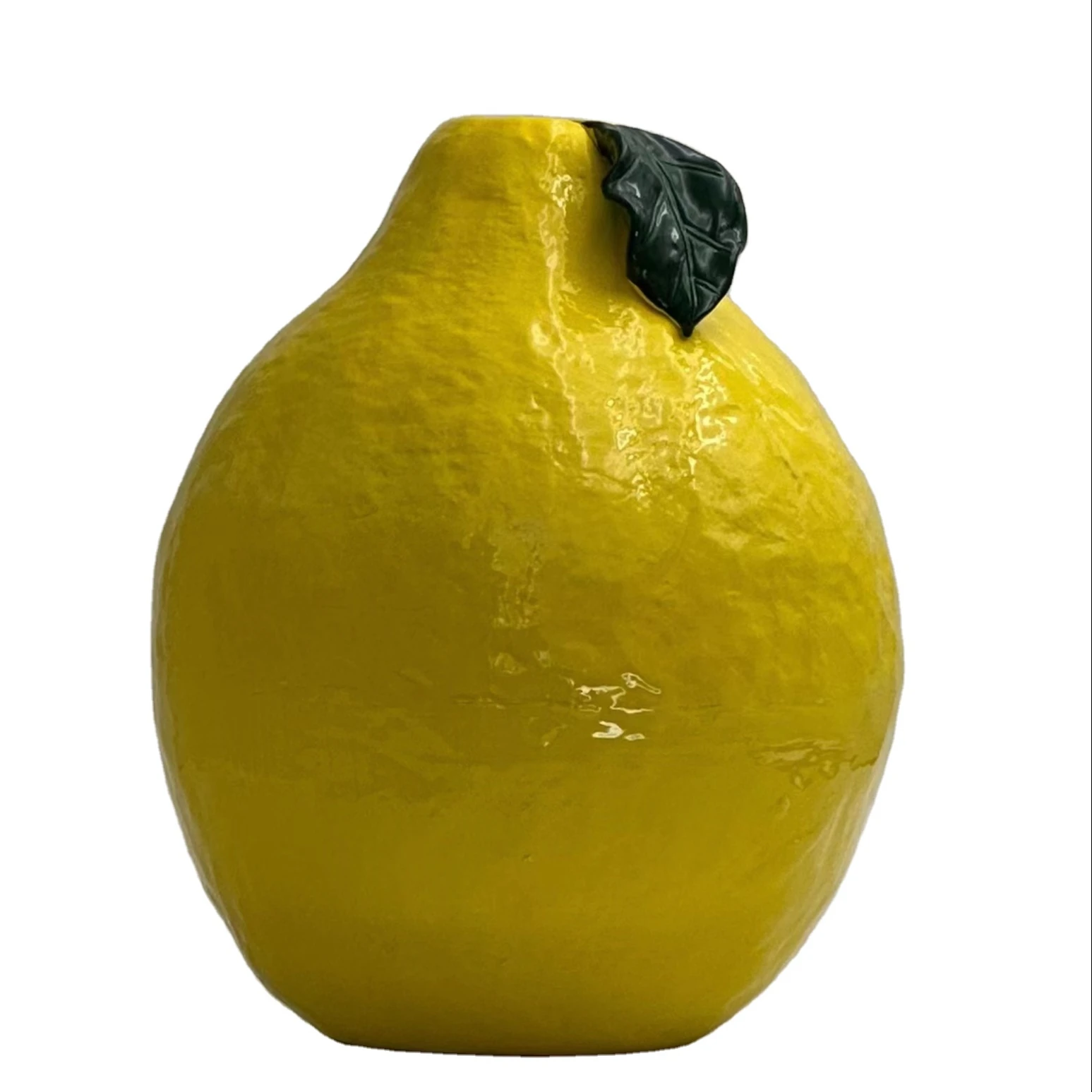 Ceramic Fruit Lemon Strawberry Vase