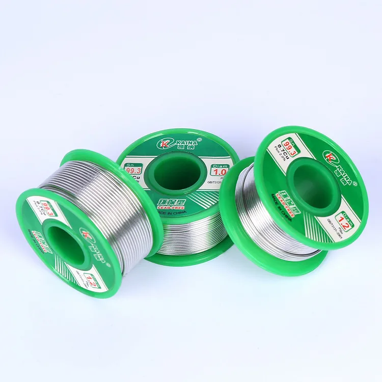 Sn99.3Cu0.7 Free Solder Core Wire Roll With Flux Cored Welding Wires Solder Tin Welding Wires