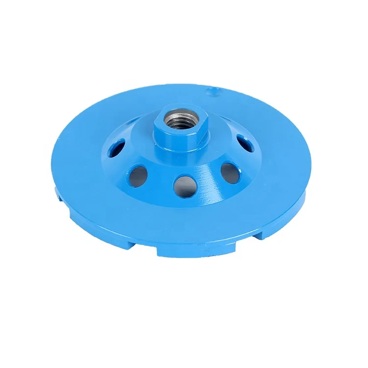 TRUE SHINE or JIANGXIN bar segment double rows Diamond  grinding Cup Wheels for concrete granite and marble manufacturer diamond tools factory