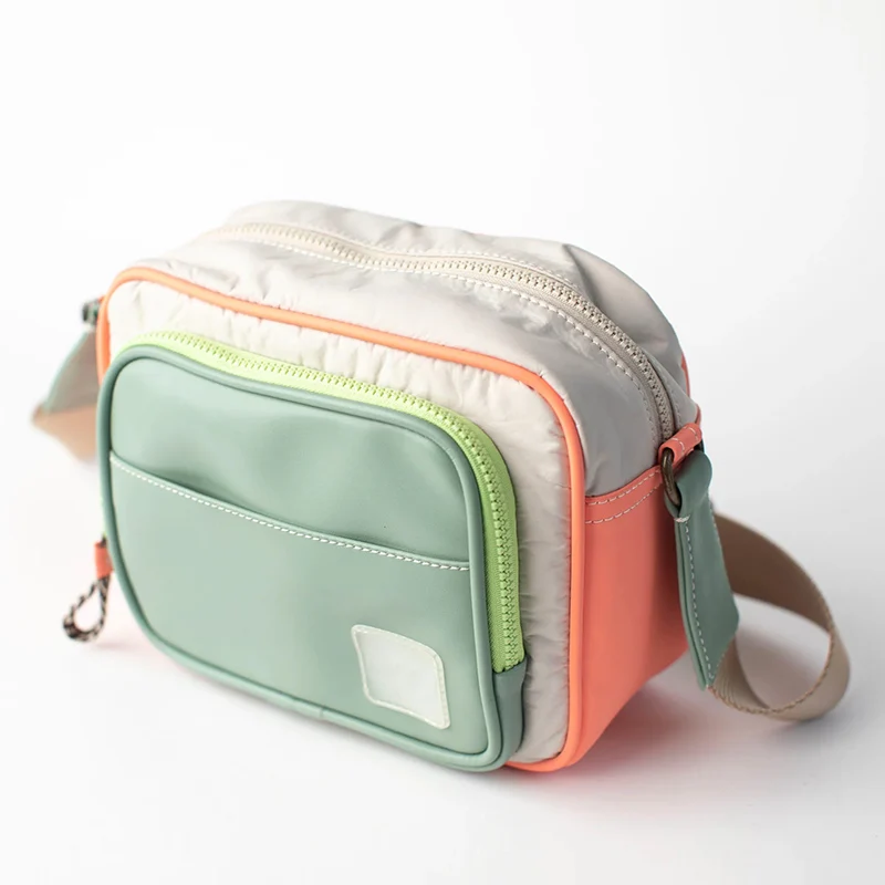 Fashion Women Custom Sport Outdoor Casual Nylon Shoulder Sling Bag Crossbody Pack With Logo