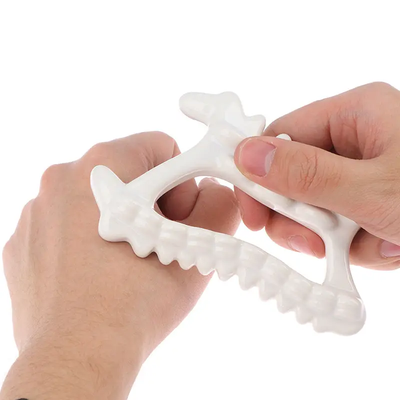 PZ Gua Sha Portable Gua Sha Board Ceramic Guasha Massage Tool High Quality Ceramics Body Ce Face Massager White Professional 1years