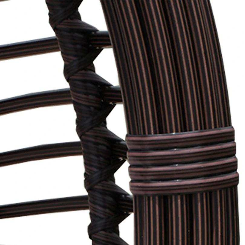 
Outdoor Garden Rattan Patio Swings Chair Wicker Hanging Egg Chair with Stand 