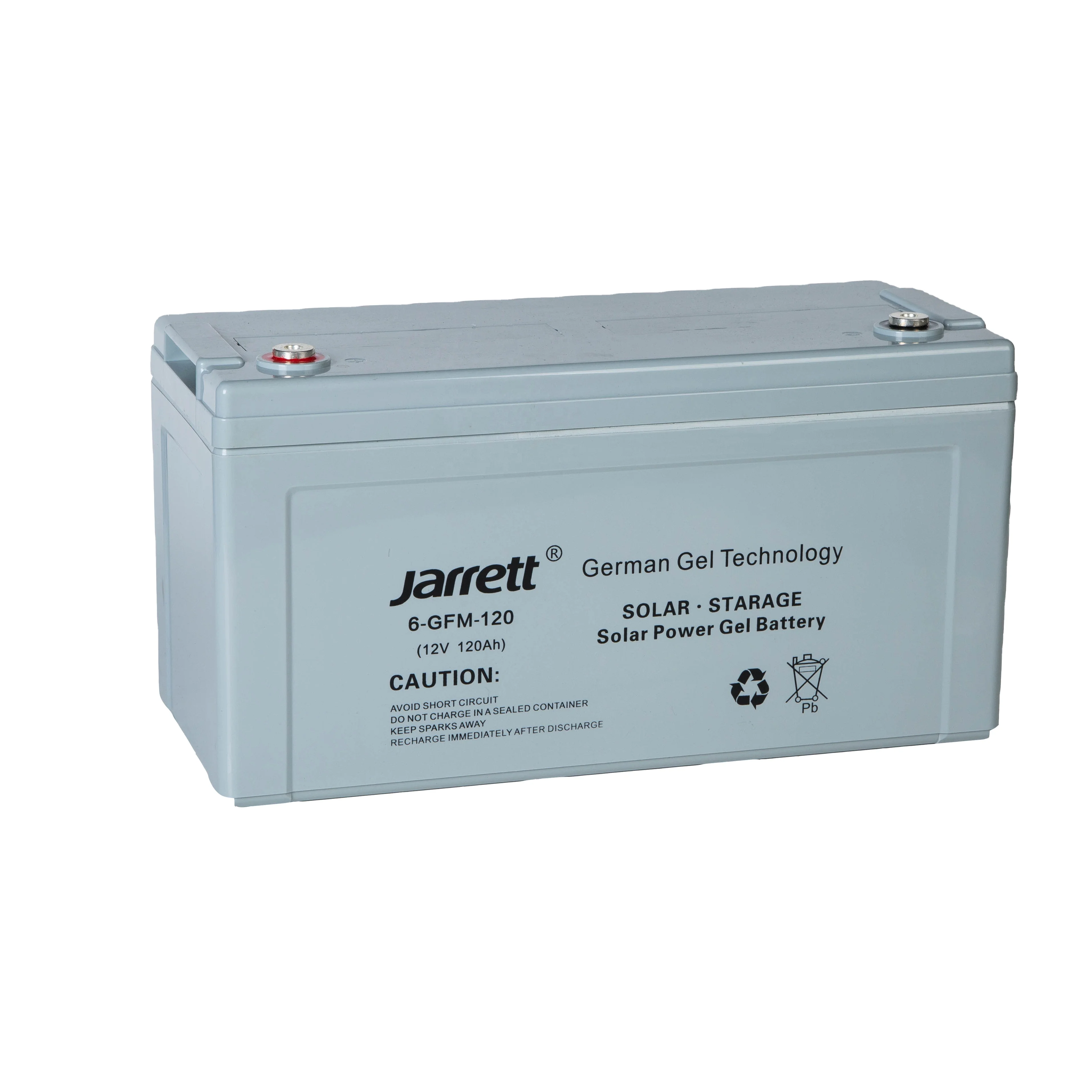 Jarrett 12V 120AH 100% Capacity Solar Battery Gel Battery For Solar Project