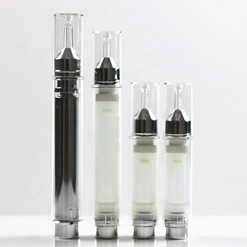 5ML 10ML 15ML Hotsale Plastic Airless Syringe bottle for cosmetics (PAB08-1)