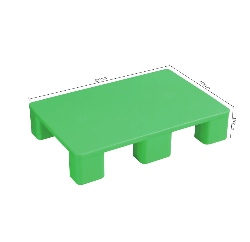 600*400*120mm 6 feet flat pallet/China Factory Price Durable Heavy Duty Square Cheap Large Plastic Pallets