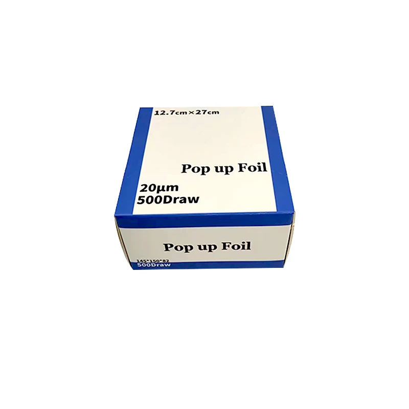 Embossed folded flat foil sheets or pop up foil customized box printed color foil