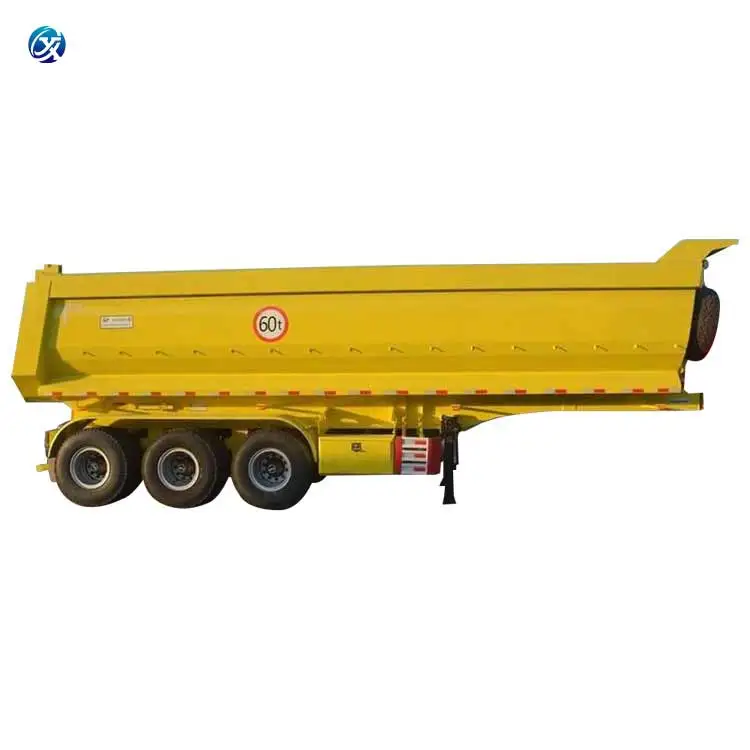 Huayuan 40 футов 60 футов 3/4/5 ось 40 тонн 60 тонн 70 т каменное транспортное оборудование для наклона грузовой полуприцеп грузовик