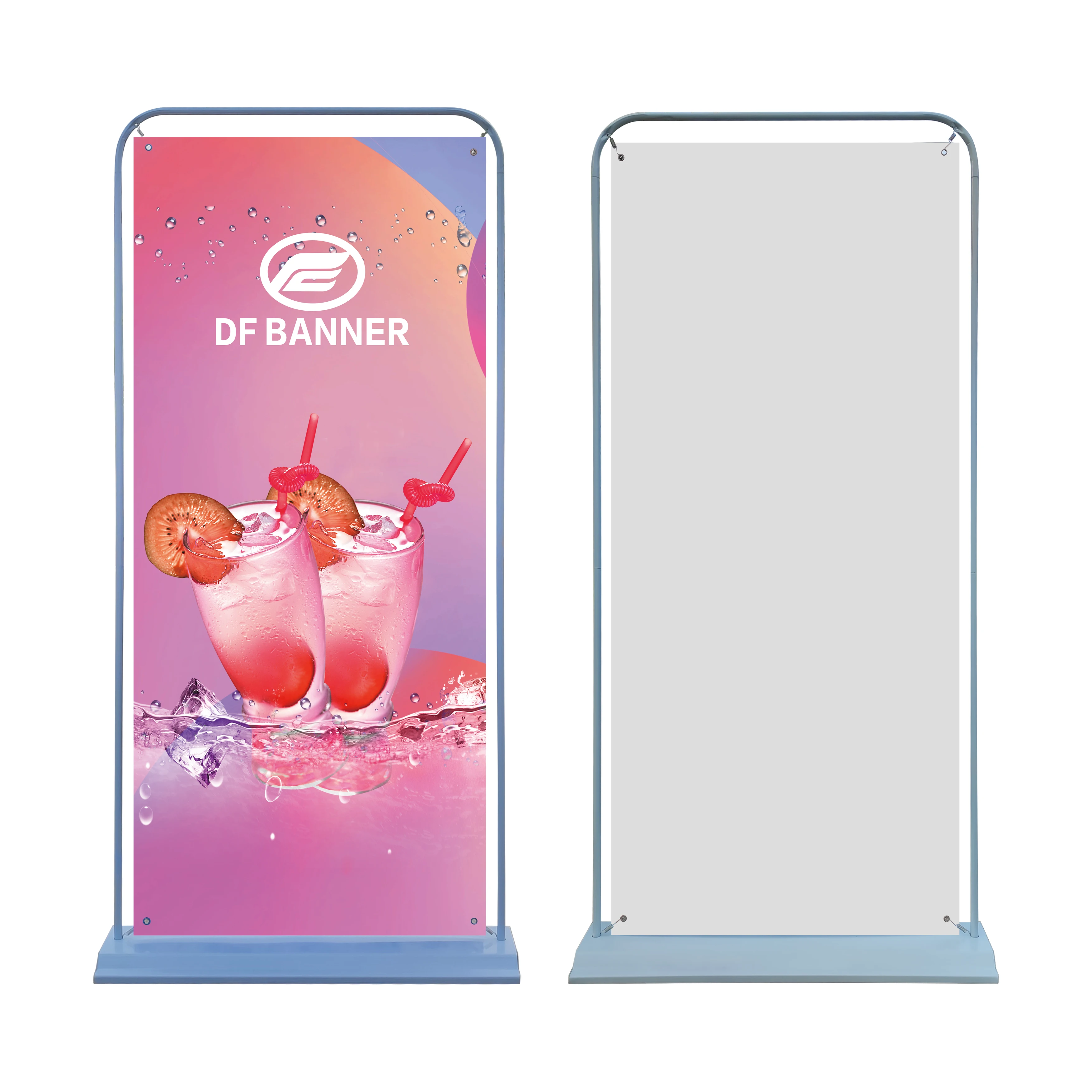 The New Listing Advertising Display Door Shape Banner Stand Outdoor