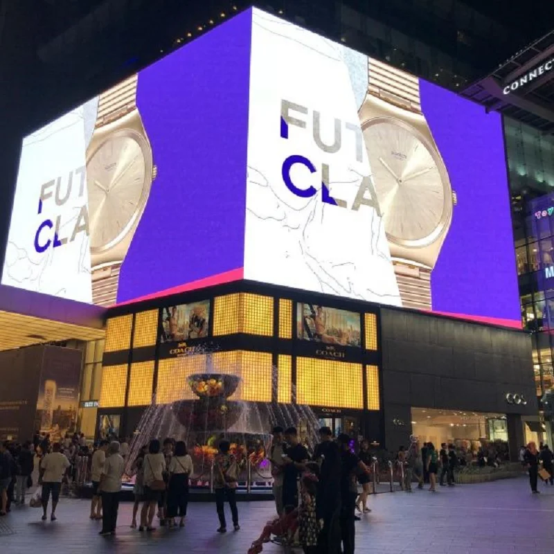 Hd Photos Full Color Flexible Led Tv Screen P12 3mm P5 P4 Street 3d Videos Sexy English Movie in Outdoor Display