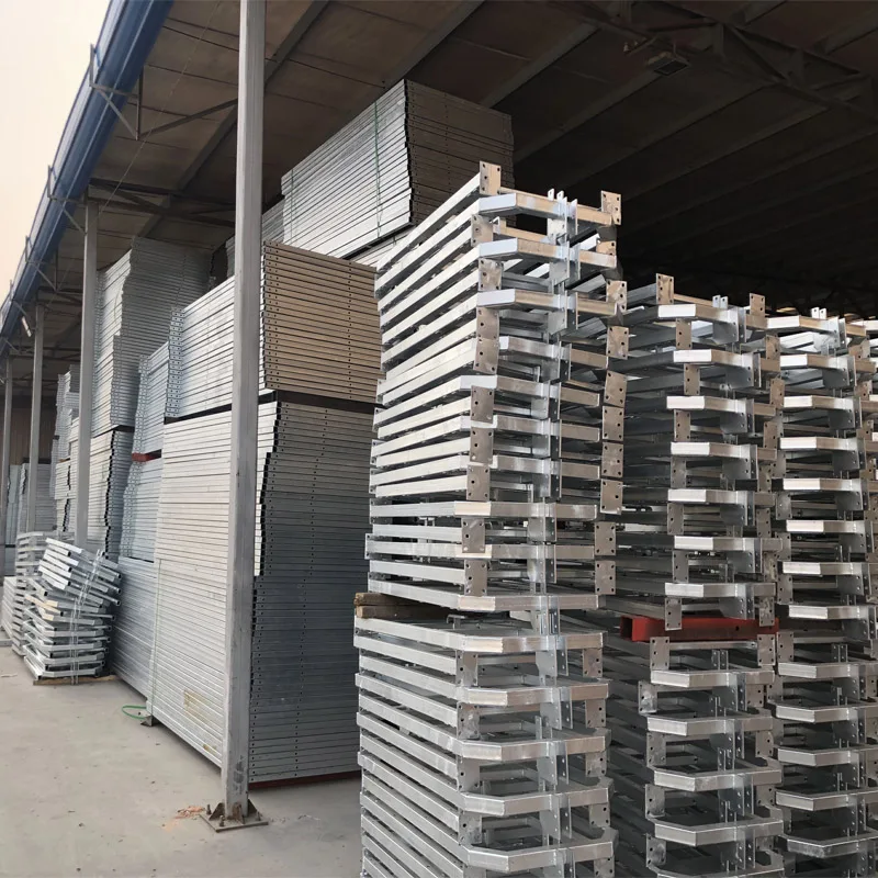 Construction Building Facade Elevation Platforms Exterior Wall Painting Gondola