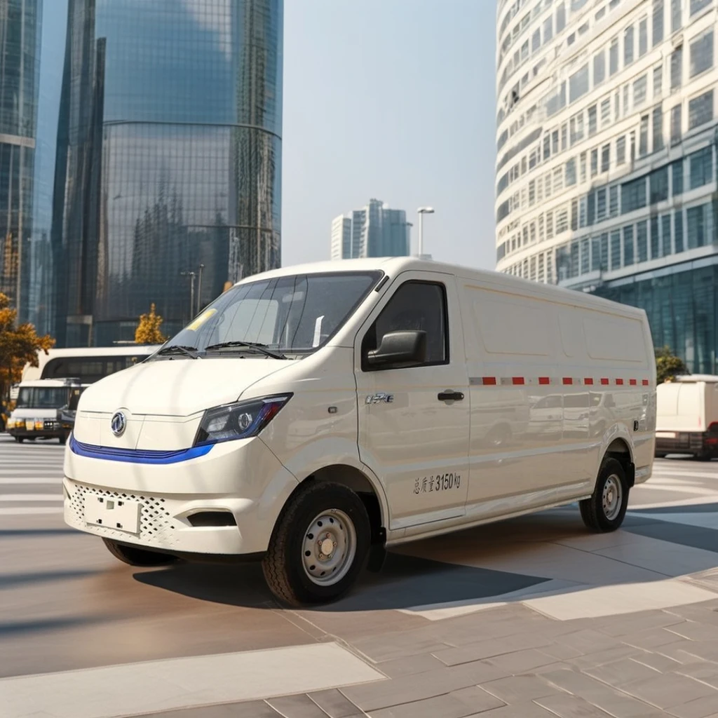 Dongfeng Yufeng EM27L чистый Электрический мини-закрытый грузовик с приводным типом 4x4 и литиевой батареей от Ningde нового энергетического транспортного средства
