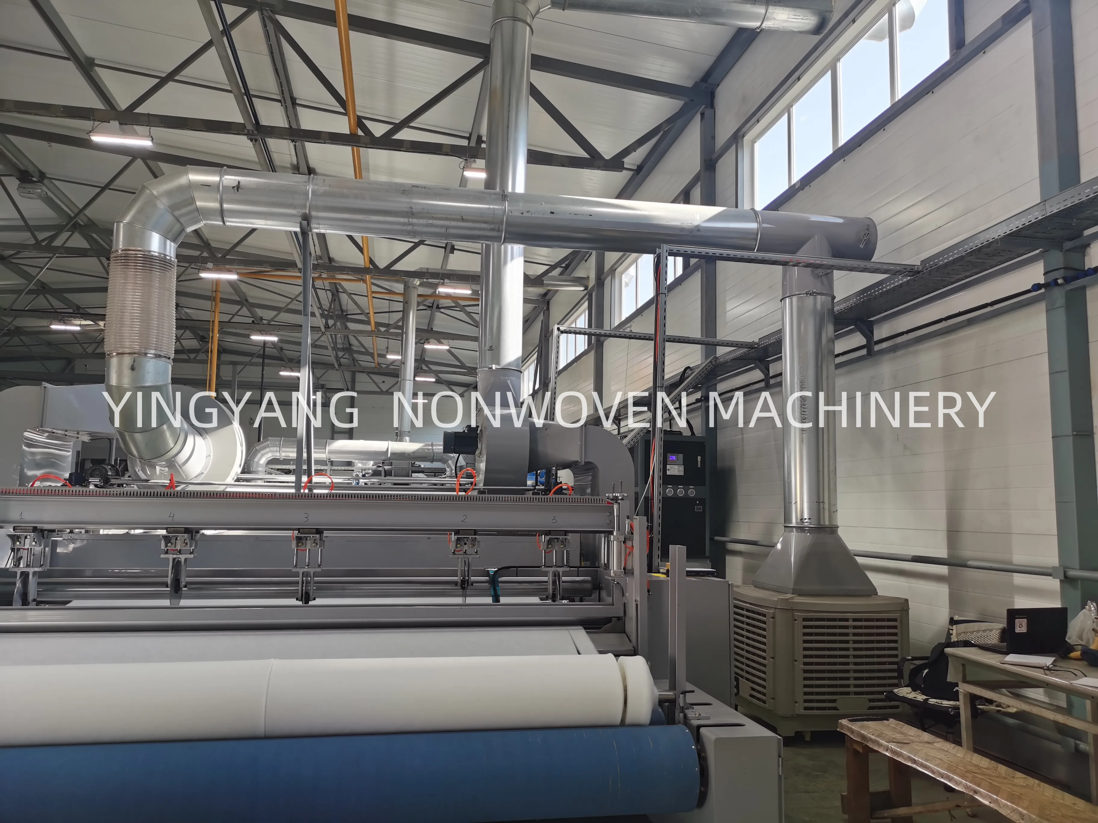 Soft thermal bonding wadding nonwoven production line for quilt material machine cross lapper machine