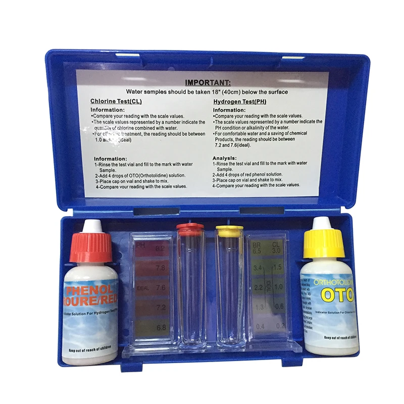 Svadon Basic PH&CL Test Kit Pool Water Test Kit For Swimming Pool Water Quality Testing