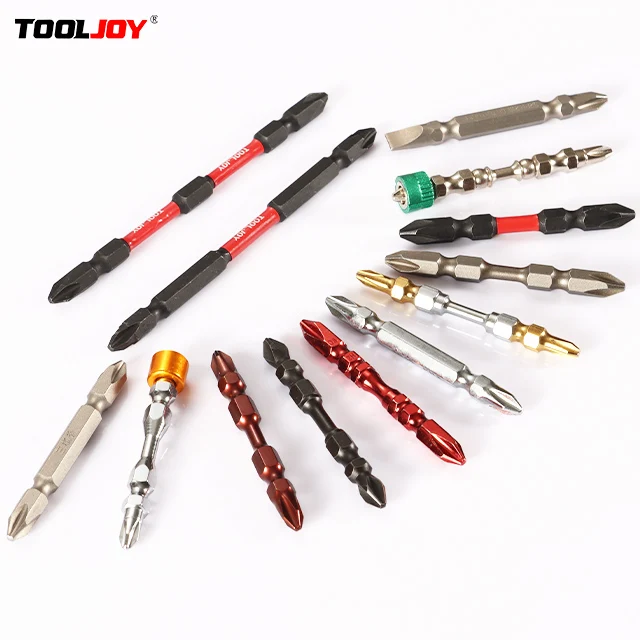 TOOLJOY 1/4' Double End magnetic screwdriver bit PH2 Double end S2 Screwdriver Drill Bit With High Quality