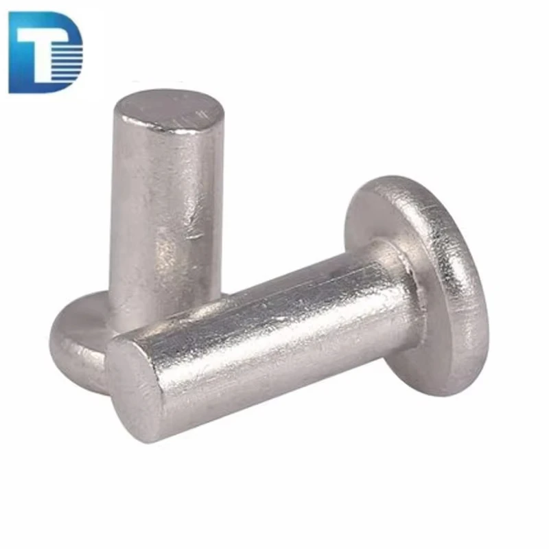 Stainless Steel INOX SS SUS 304 316 316L A2 A4 70 80 Round Thin Mushroom CSK Flat Countersunk Head Solid Rivet DIN 660 302 7338