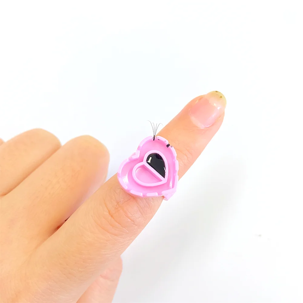 lash accessories Heart Shape Eyelash Accessories Glue Holder Ring for eyelash extension