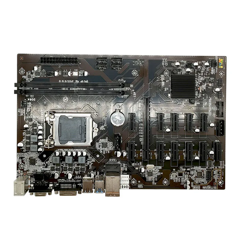 Материнская плата 12 GPU B250 с поддержкой LGA 1151 DDR4 8 Гб 2133 МГц ОЗУ 12X, слот для графической карты SATA3.0, материнские платы USB3.0