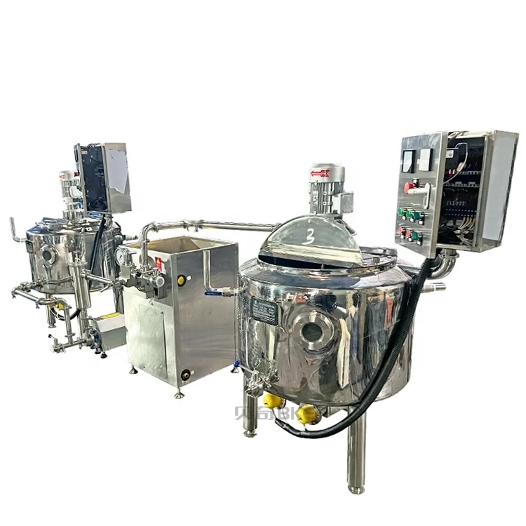 China Manufacture Factory Price Complete Ice Cream Plant Ice Cream Production Line