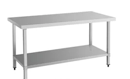 Кухонный стол из нержавеющей стали, роскошные рабочие столы