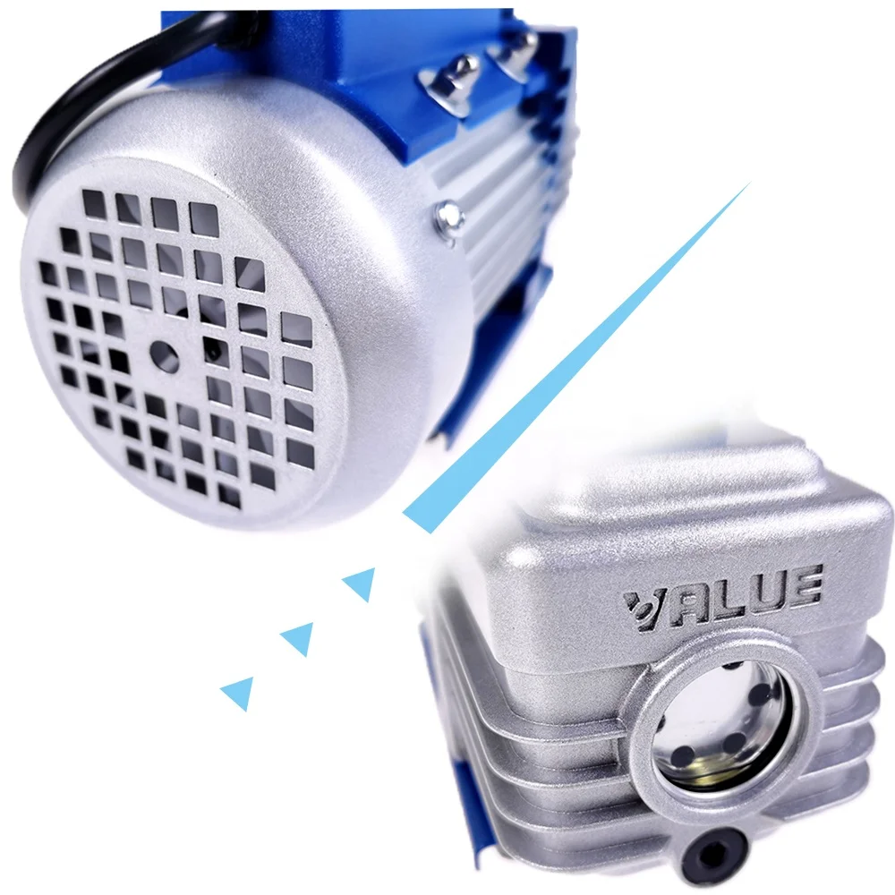 Rotary Vane Air Conditioner Refrigerator Pumping High Vacuum Vacuum Pump Air Inlet Thread 7-16-20 FY-1H-N 1L Portable