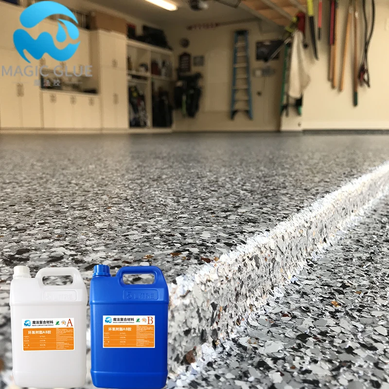 Superior materials epoxy stone flooring coating for sand road