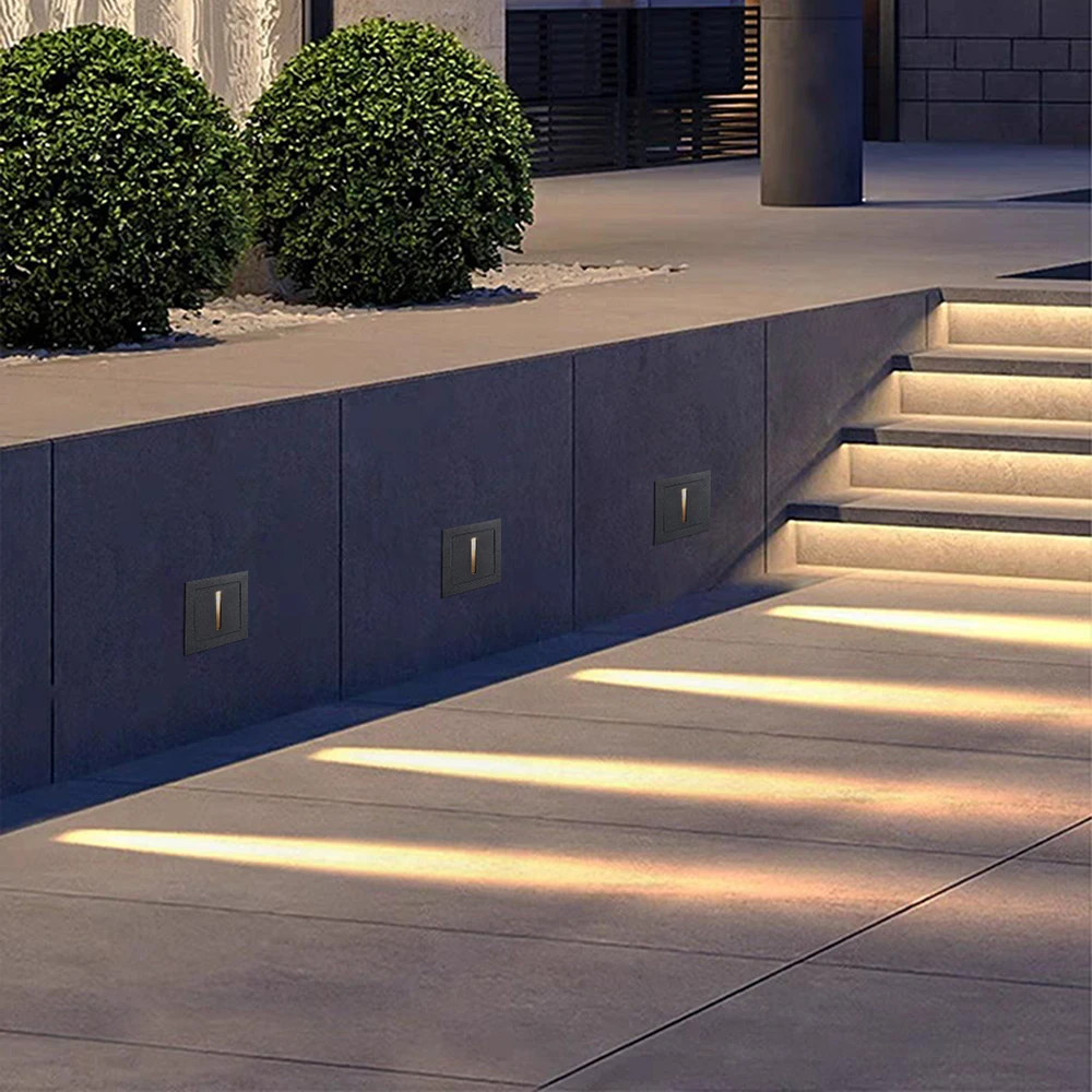 Outdoor Corridor Staircase Step Light Night Lights Wall Lamp Waterproof Stair Light