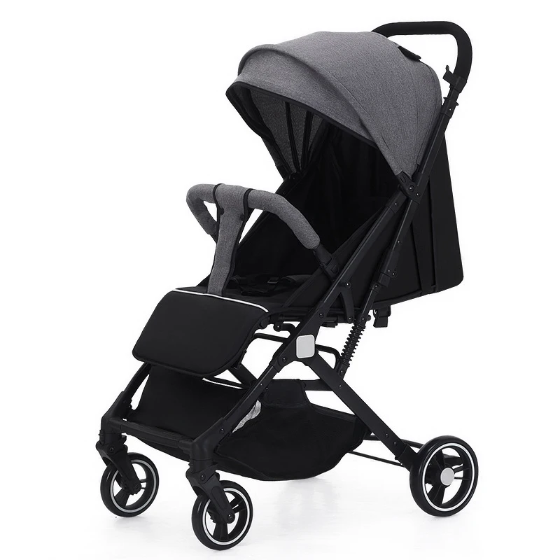 Wholesale Aluminum hight quality aulon leather baby pram luxury travel system Baby stroller 3 in 1