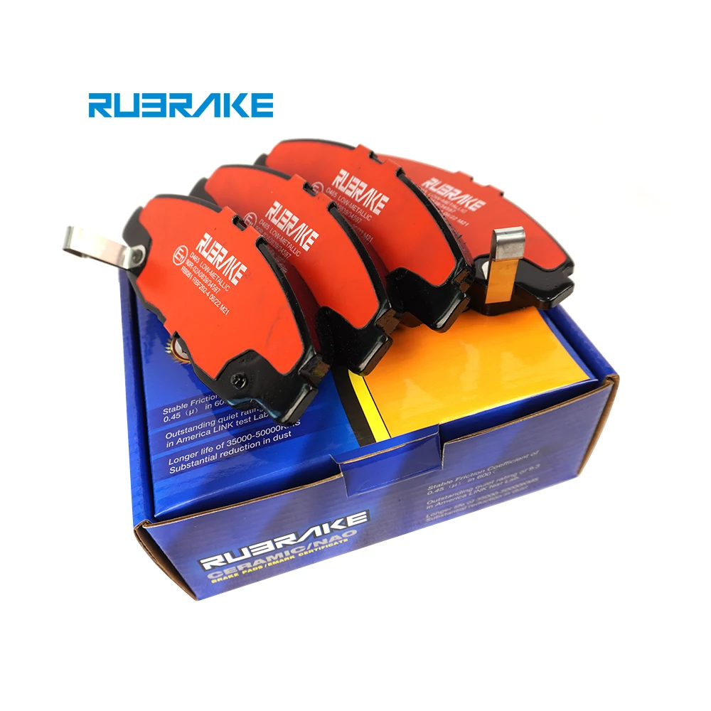 RUBRAKE D340 top quality ceramic brake pad for honda ACCORD IV ACCORD IV Coupe ACCORD V Coupe CIVIC VIII Saloon
