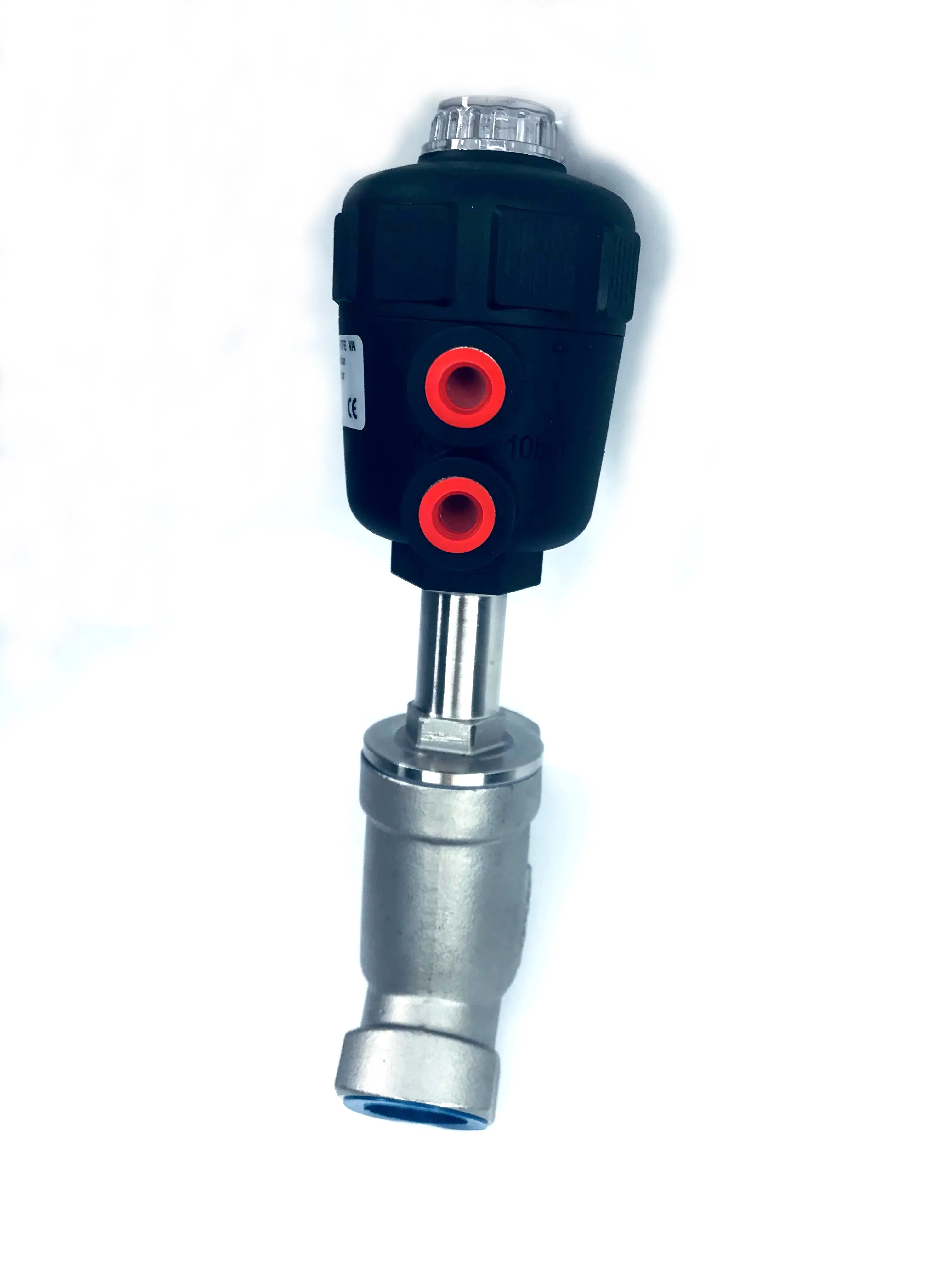 DN15 sanitary tri clamp female connection dynamic balancing valve stainless steel 304/316L 1in pneumatic 2 way angle seat valve