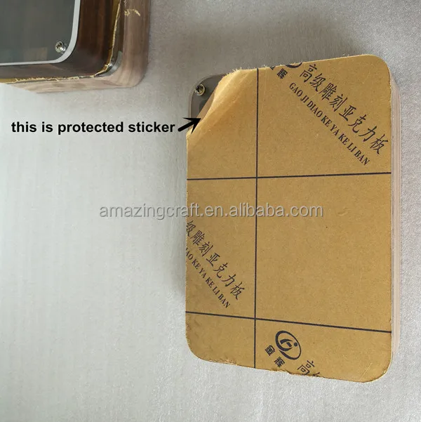 CNC Cutout Walnut Gift Box with Magnets Thick Acrylic Swivel Open Cover OEM Dimension Top Quality Wholesale