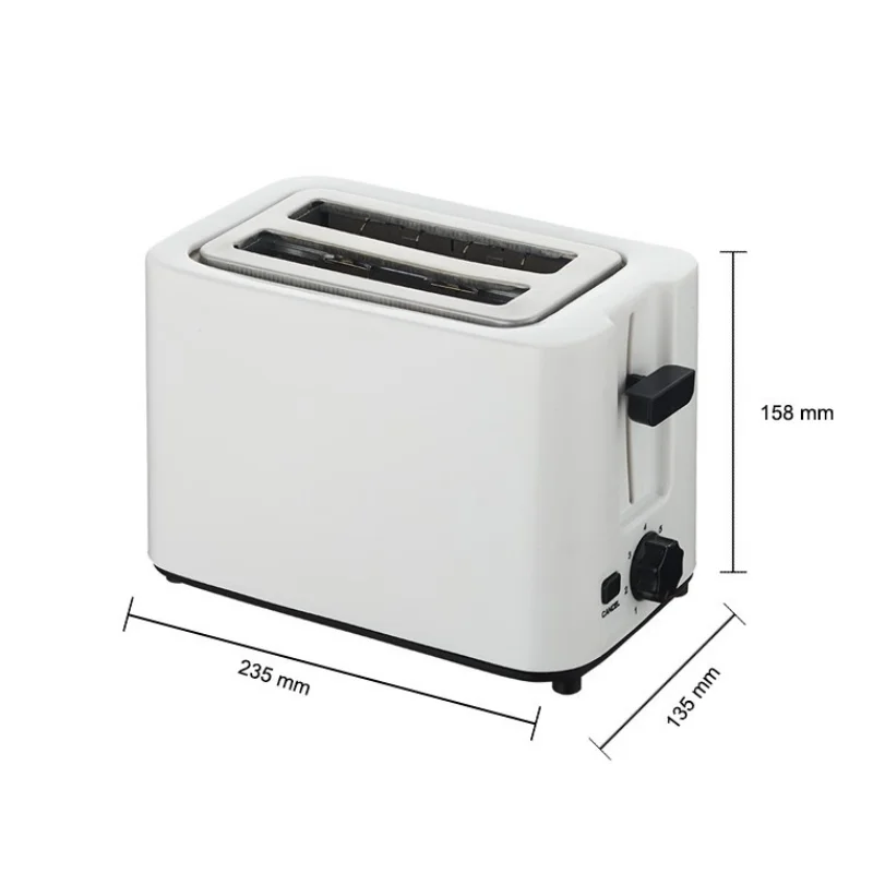 700w Home Use Cheap Price Plastic 2 Slice Multifunctional Electric Bread Pop Up Toaster