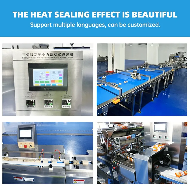 High speed Wafer biscuit automatic packaging system Multi-function Packaging Machines Packing Line